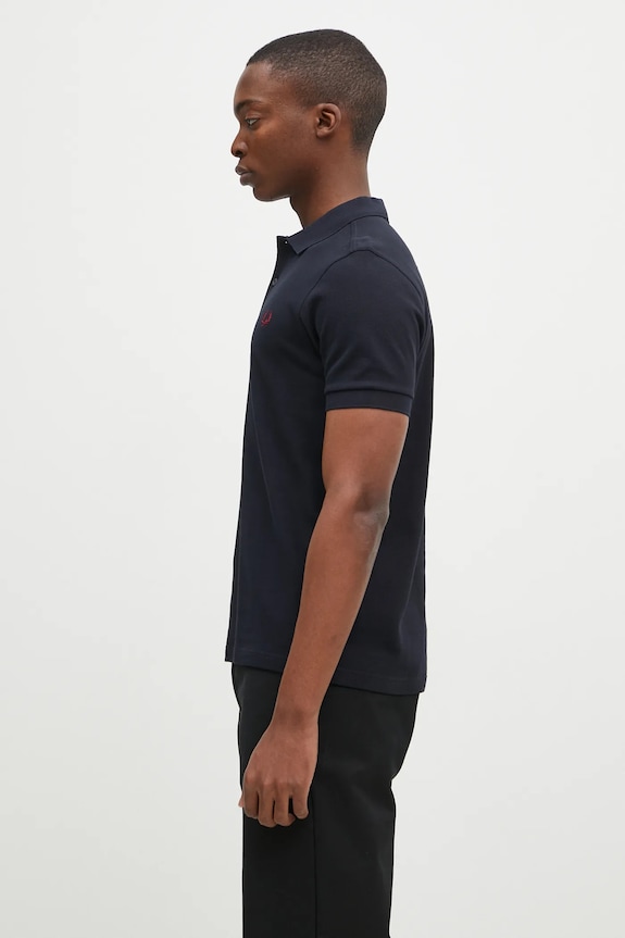 Fred Perry cotton polo shirt M6000.V73 navy AA00
