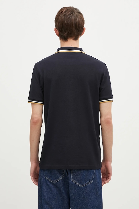 Clothing Fred Perry cotton polo shirt The Twin Tipped Shirt M3600.W53 navy