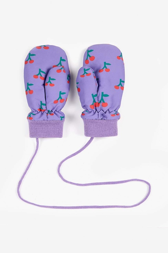Dječje rukavice Bobo Choses Cherry 224AH027 ljubičasta AW24