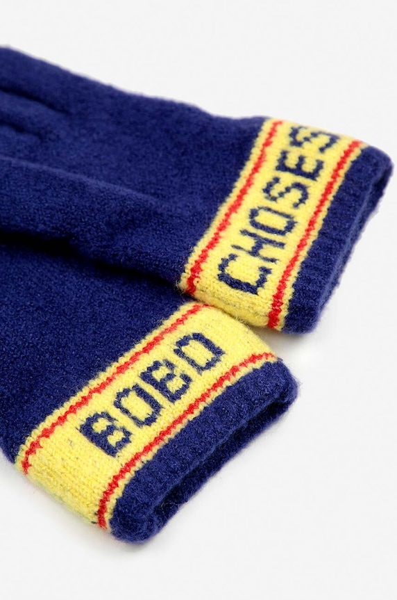 Detské rukavice Bobo Choses 224AI040 tmavomodrá AW24
