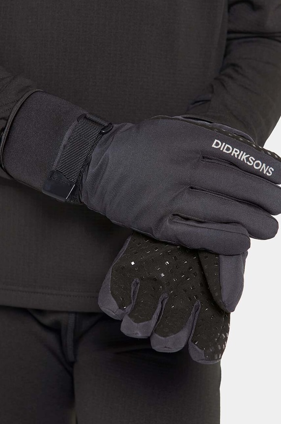 Παιδικά γάντια σκι Didriksons LOVAS FIVE FI GLOV μαύρο 505600