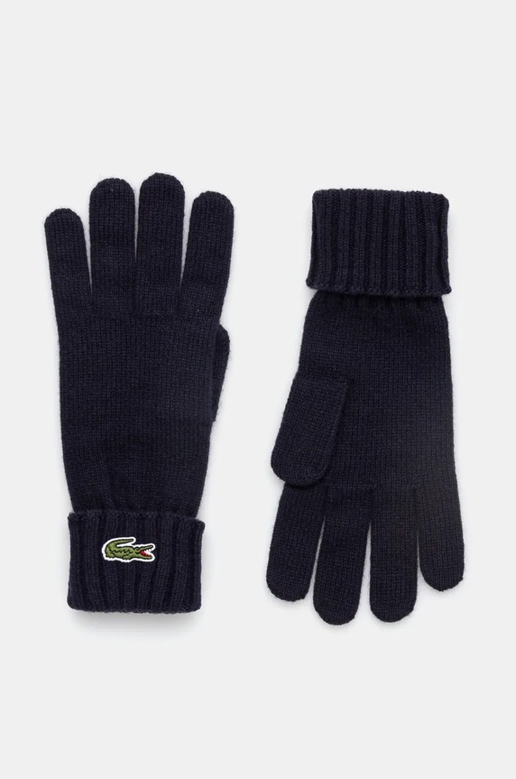 Vunene rukavice Lacoste Planet friendly mornarsko plava RV0452