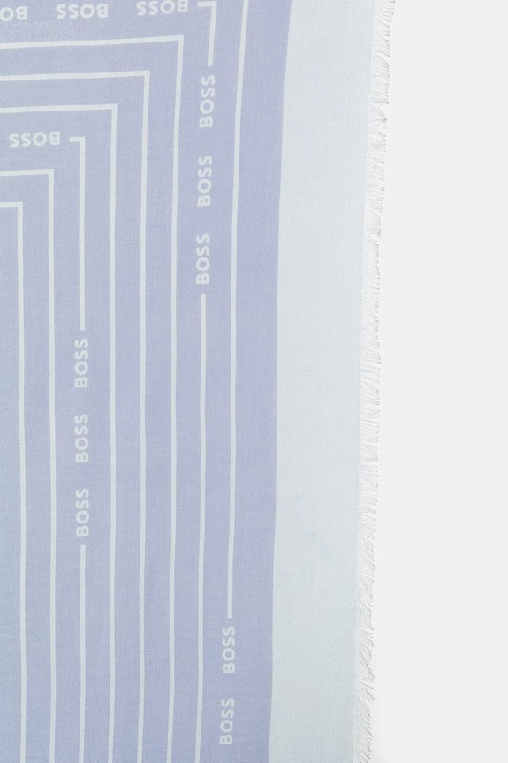 BOSS marama za žene s dodatkom svile Laik 50521800 plava SS26