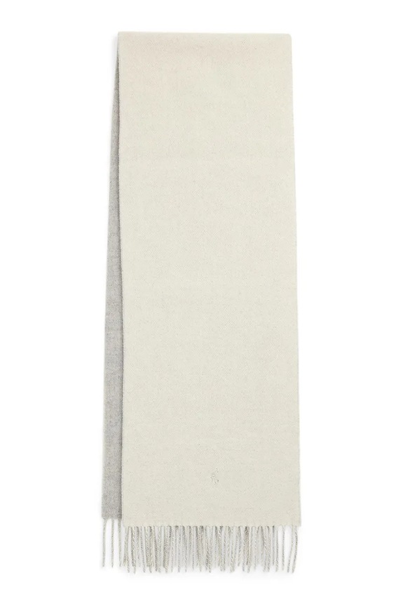 Polo Ralph Lauren fular de lână tricotaj bej 455954371