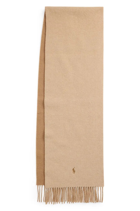 Polo Ralph Lauren sciarpa in lana 455954371 beige AW25