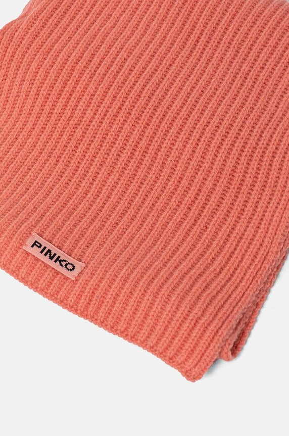 Μάλλινο κασκόλ Pinko 104490.A1CH πορτοκαλί AW24