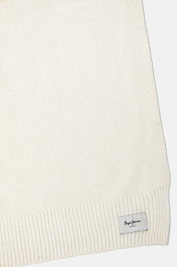 Шарф з домішкою вовни Pepe Jeans YELA SCARF PL060200 бежевий AW24