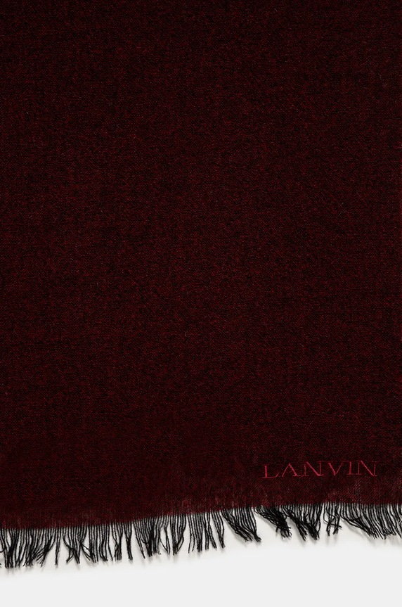 Lanvin esarfa de casmir 6L5018.U7746 burgundia AW24
