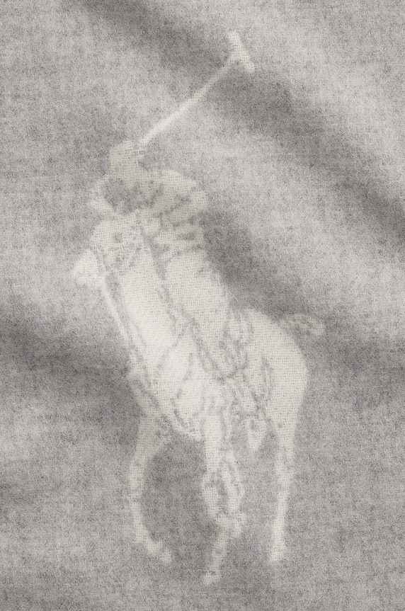 Dodaci Kratki vuneni šal Polo Ralph Lauren 455954331 siva