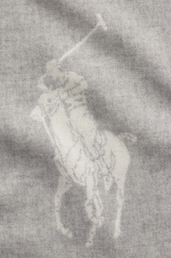 Dodaci Kratki vuneni šal Polo Ralph Lauren 455954331 siva