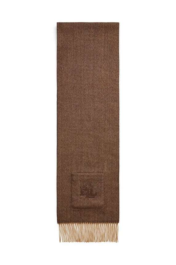 Шал с вълна Lauren Ralph Lauren 454960052 бежов AW24