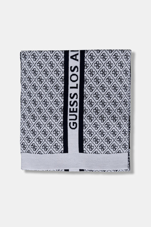 Guess eșarfă din amestec de lână SEVYN W4BZ22.Z3JD2 bleumarin AW25