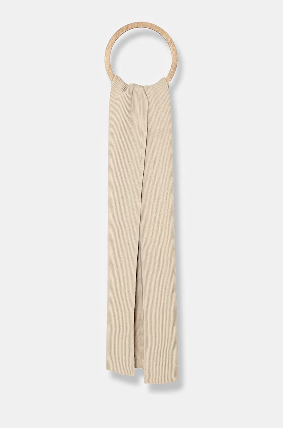 Coperni scarf Knitted Collar Scarf jersey beige COPSA01Y3003