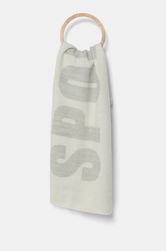 Kratki šal s primjesom vune Sportalm s dodatkom vune siva 1819833780