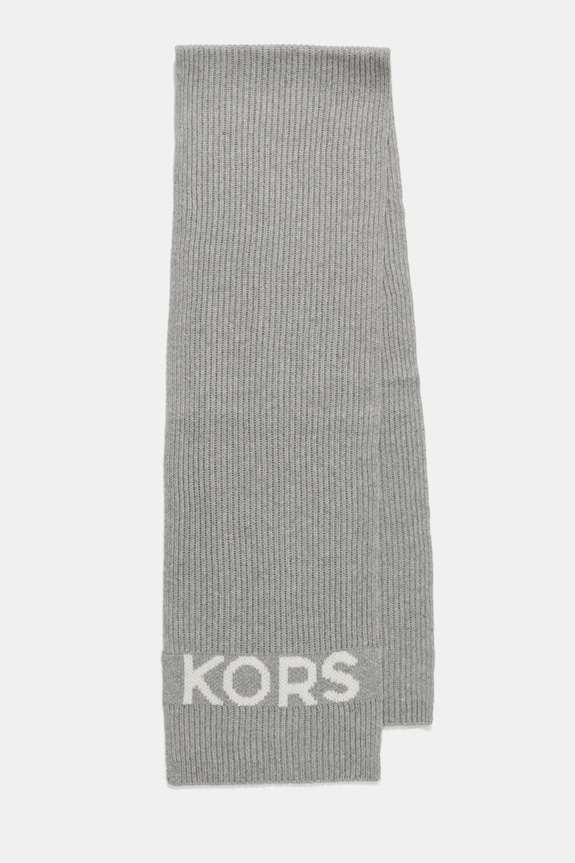 MICHAEL Michael Kors esarfa din amestec de lana 539877 gri AW24