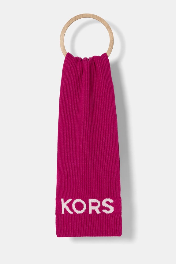 MICHAEL Michael Kors sál gyapjú keverékből gyapjú szállal rózsaszín 539877