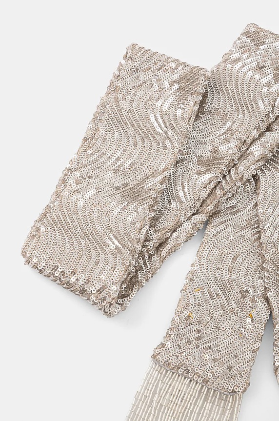 Κασκόλ Forte Forte ασημί 13292.myscarf