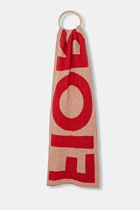 Fiorucci esarfa din amestec de lana Alpaca Scarf model fin roz U01FPASC213KN10RD01