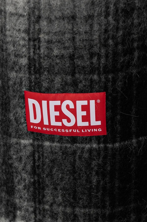 Šátek z vlněné směsi Diesel S-BESTRO A15117.0HNAK černá AW24