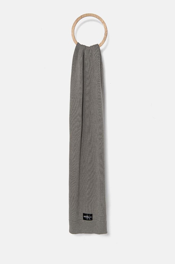 Calvin Klein Jeans fular imprimeu gri K50K512457