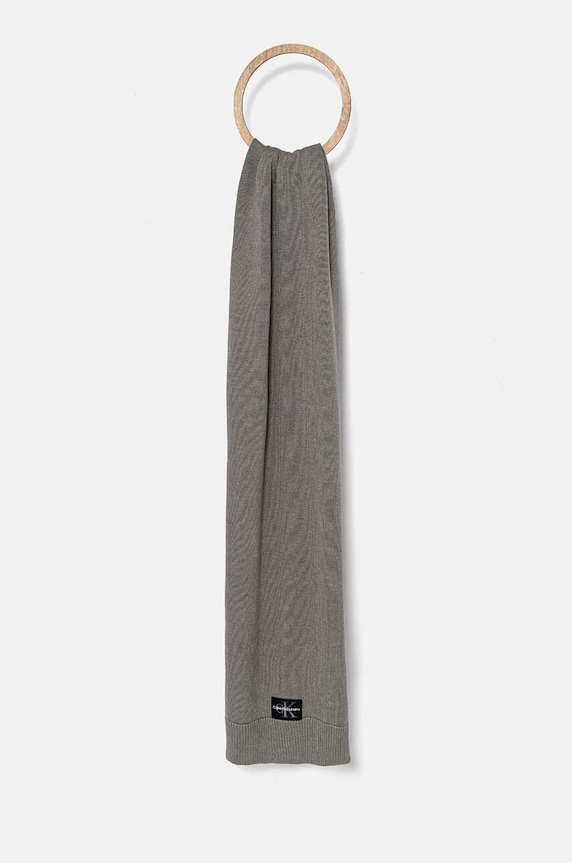 Calvin Klein Jeans fular imprimeu gri K50K512457