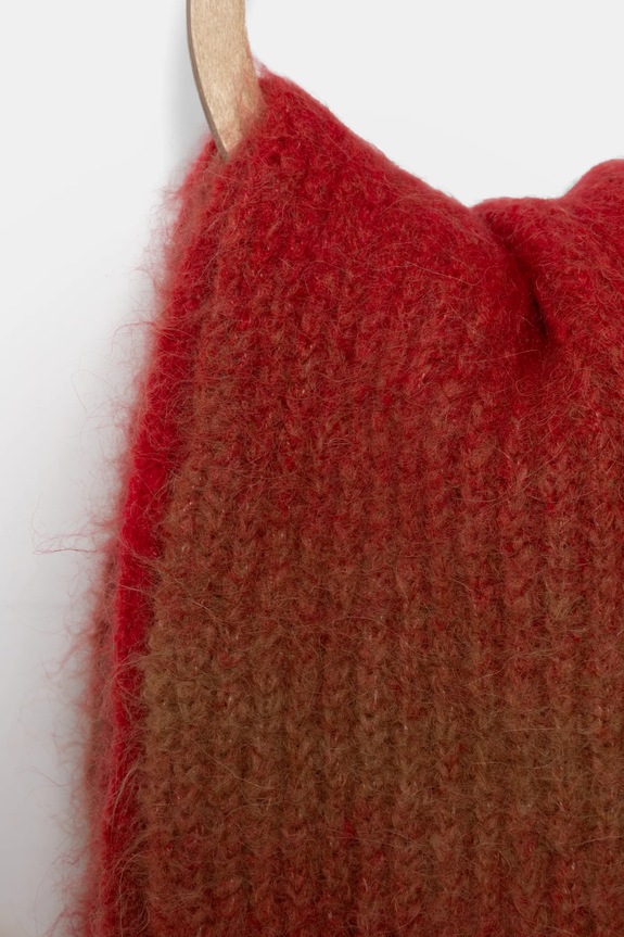 Études Studio szalik wełniany H24MMACC681 czerwony AW24