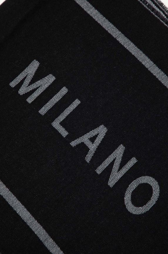 Akcesoria Moschino szalik wełniany M5791.50229 czarny