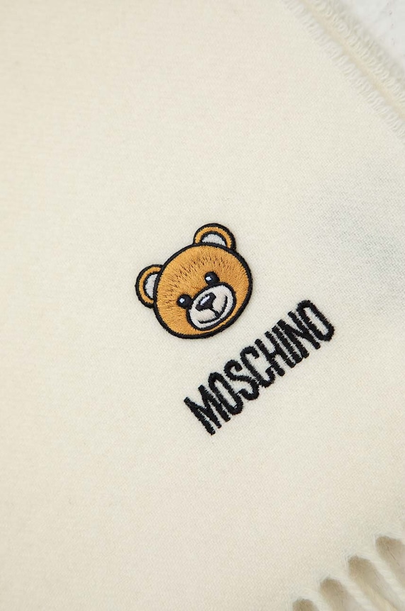 Moschino esarfa de lana M5783.50124 bej AW25