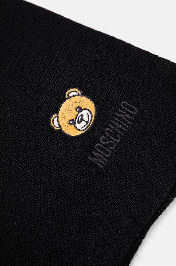 Accesorii Moschino esarfa de lana M3139.30620 negru