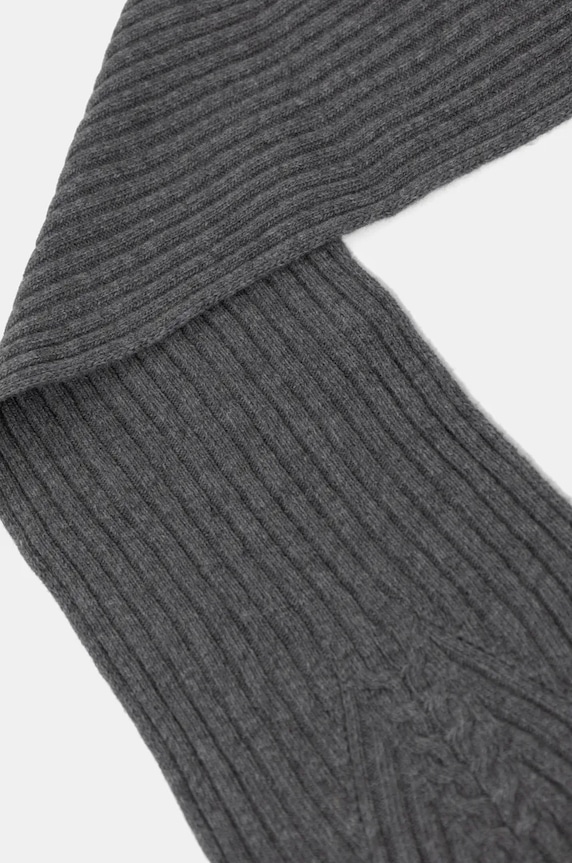 Vlněná šála United Colors of Benetton 1244DU01G šedá AW25