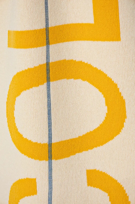 Μάλλινο κασκόλ A-COLD-WALL* Fracture ACWUA203 κίτρινο AW24