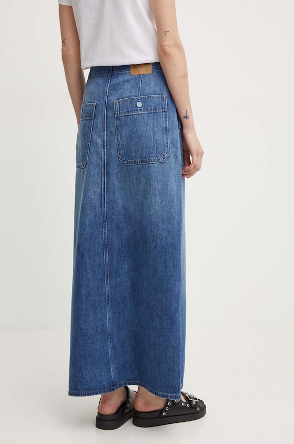 Îmbrăcăminte G-Star fustă din denim D24886.D536 albastru