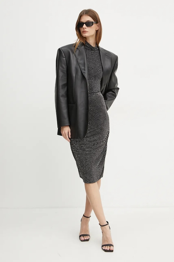 Φούστα Pinko 104454.A288 μαύρο AW24