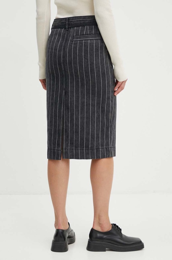 Odzież Day Birger et Mikkelsen spódnica jeansowa Betsy - Denim Stripes DAY65243207 czarny