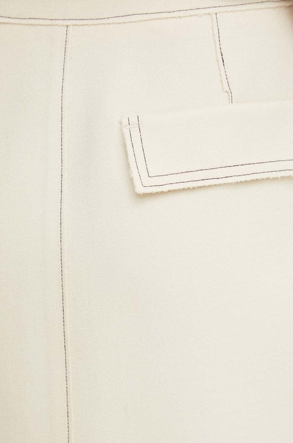 Sukně Day Birger et Mikkelsen Kellie - Bonded Viscose Blend béžová DAY65243264