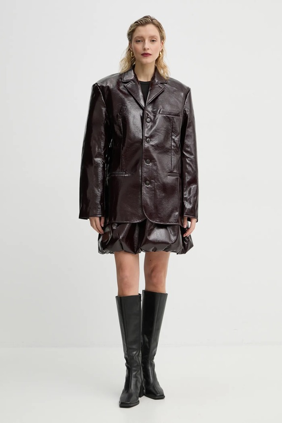Herskind spódnica Evans 5391149 bordowy AW24