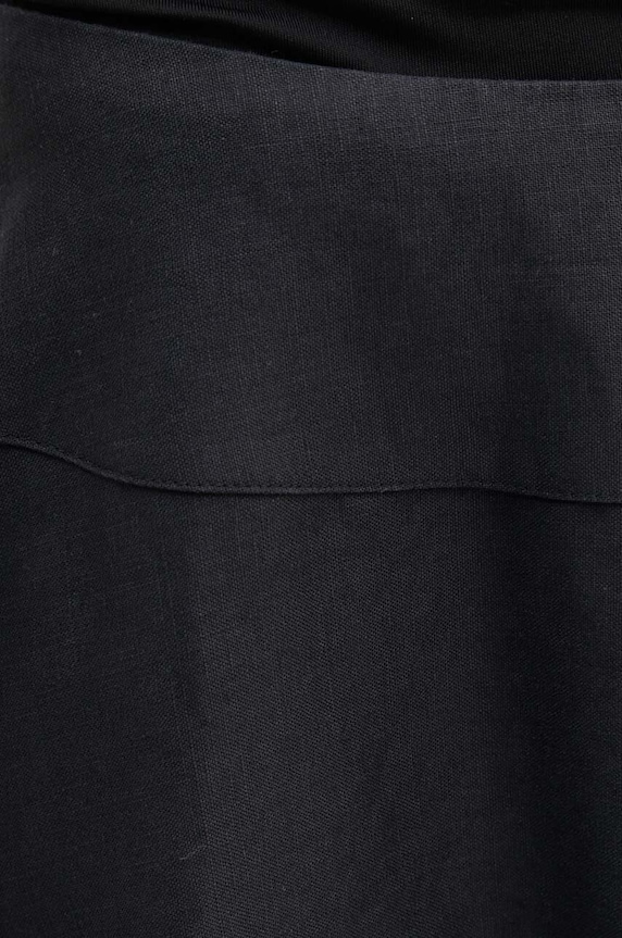 Lněná sukně By Malene Birger LEONNE černá Q70967010
