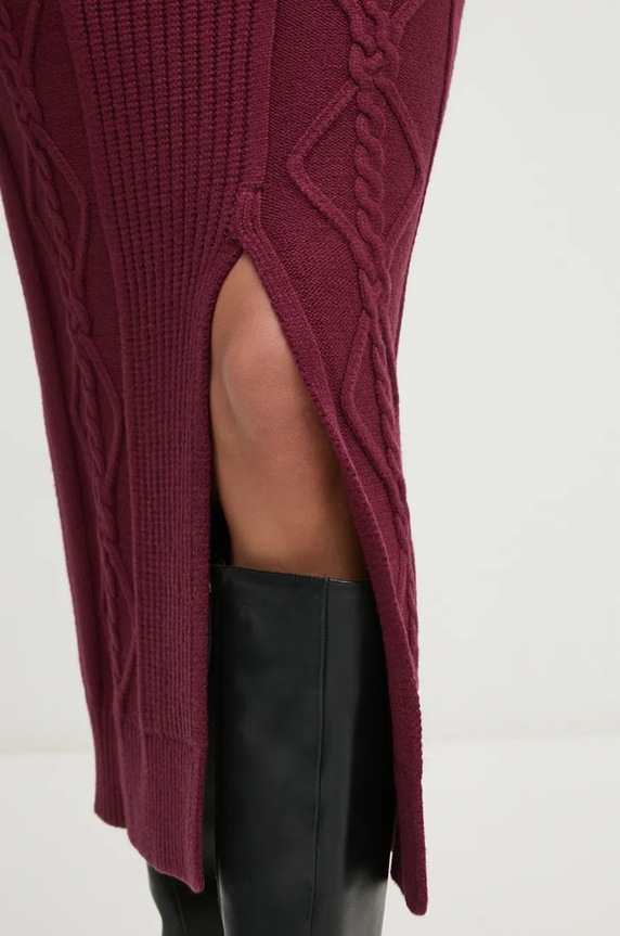 Dkny szoknya burgundia DJ4R0377