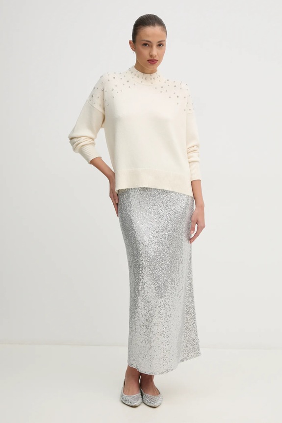 United Colors of Benetton gonna 4RO6D0046 argento AW24