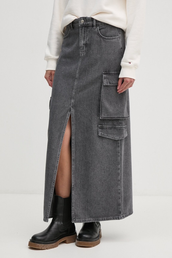 Sisley gonna midi grigio 4AGWL0025