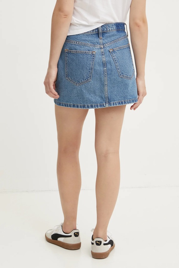 Odzież Abercrombie & Fitch spódnica jeansowa KI143.4346.275 niebieski