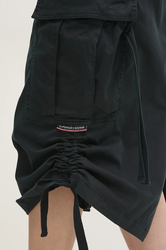 Superdry szoknya W7210336A.AFB sötétkék