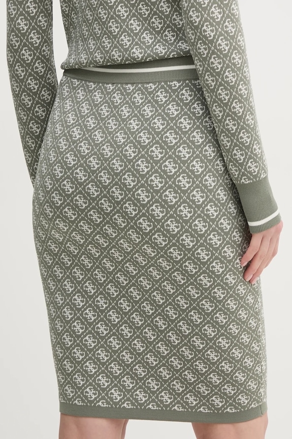 Îmbrăcăminte Guess fusta LISE W4BD53.Z37K0 verde