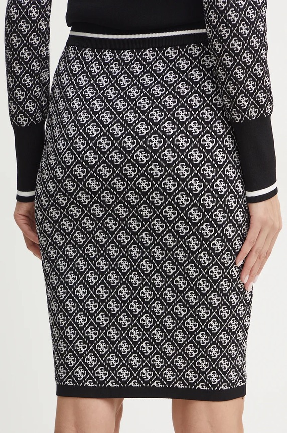 Îmbrăcăminte Guess fusta LISE W4BD53.Z37K0 negru