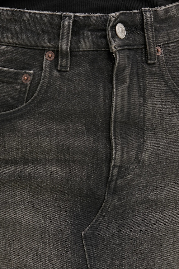 MM6 Maison Margiela spódnica jeansowa szary S62ME0011.S30848