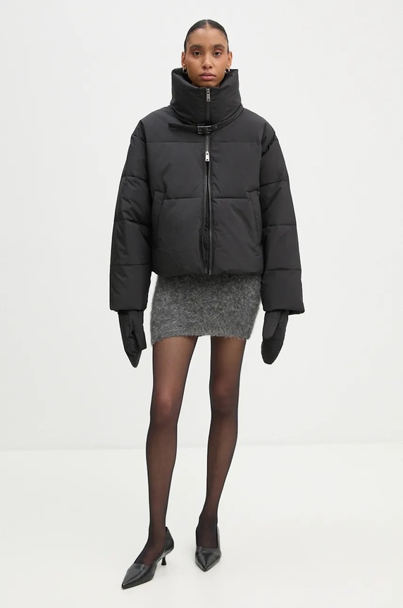 Vlněná sukně Gestuz 10909540 šedá AW24