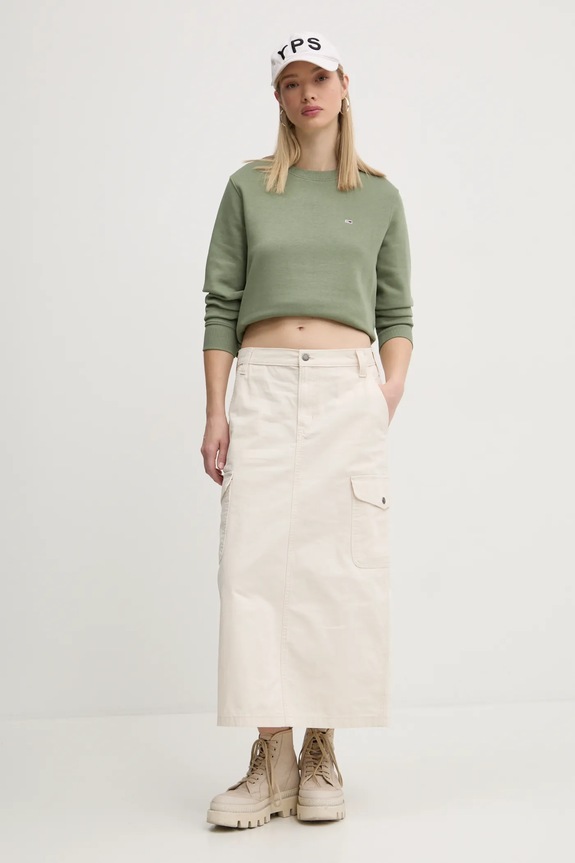 Pamučna suknja Dickies DUCK CANVAS DK0A4Z2R bež AW24