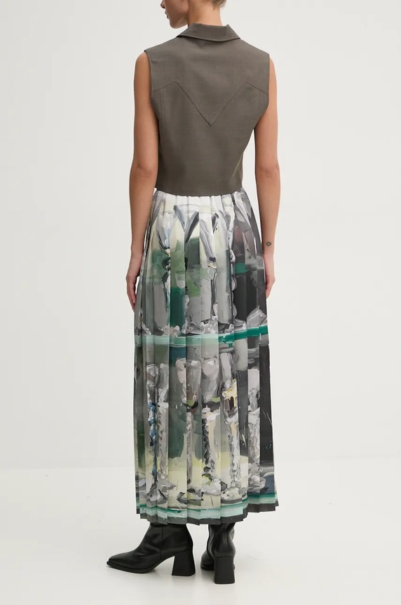 Одяг Спідниця MSGM 3742MDD11P.247963 зелений