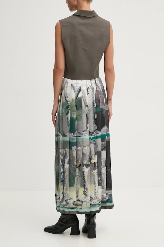 Одяг Спідниця MSGM 3742MDD11P.247963 зелений