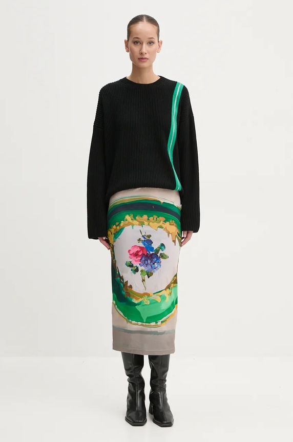 MSGM spódnica 3742MDD26.247868 beżowy AW24